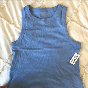 Old Navy Sleeveless Racerback Cropped Knit Tank - NWT Size L